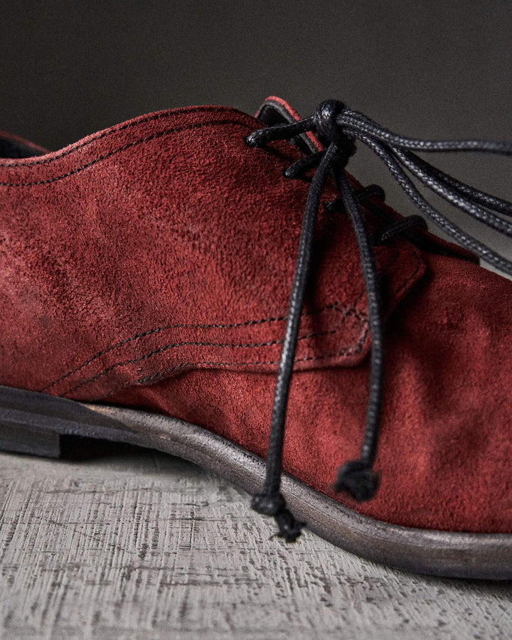 BAUG waxed suede OXBLOOD