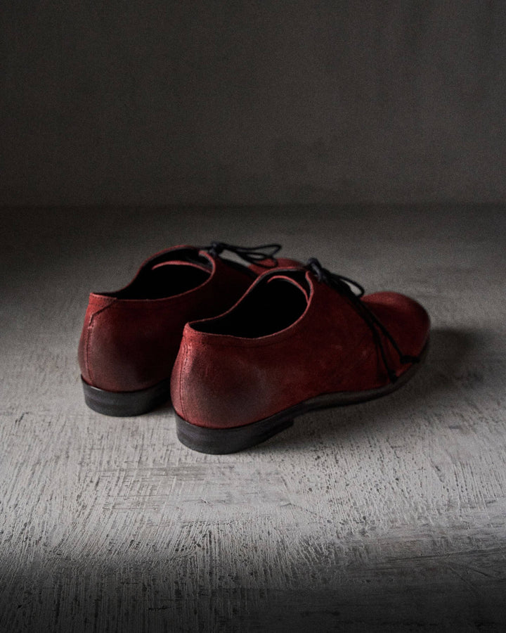 BAUG waxed suede OXBLOOD