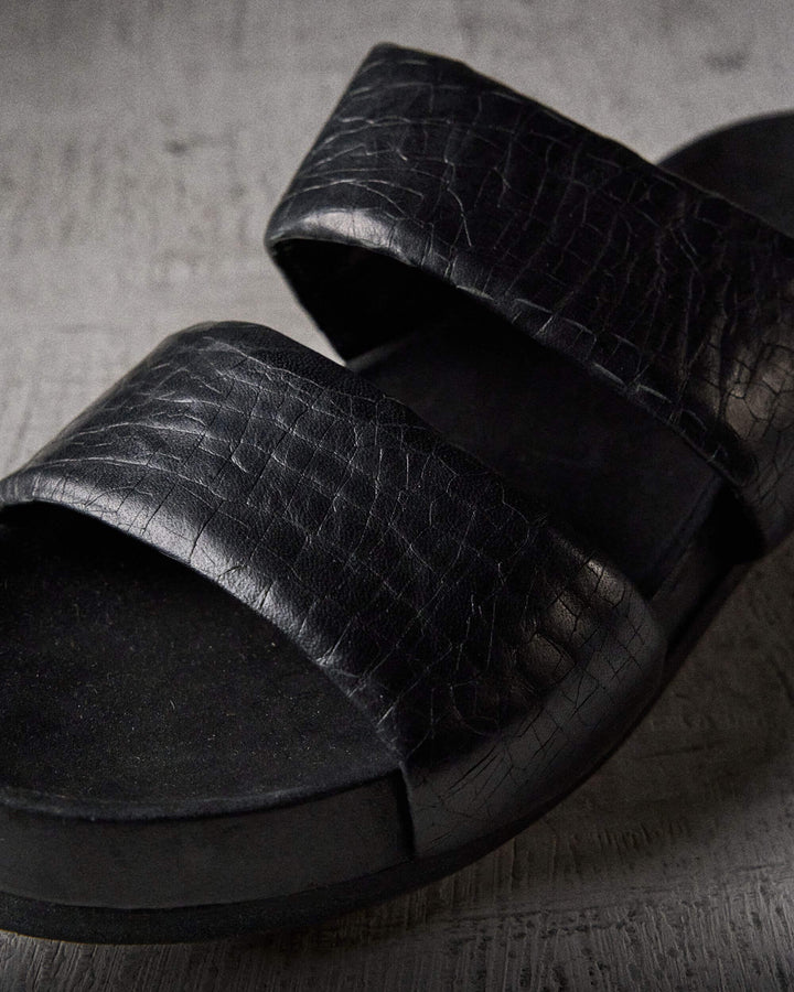 BEAU cut BLACK sandals by The Last Conspiracy – image 5