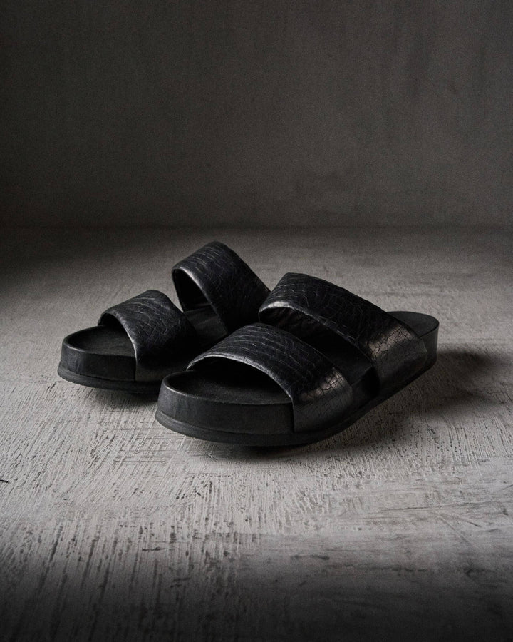 BEAU cut BLACK sandals by The Last Conspiracy – image 1