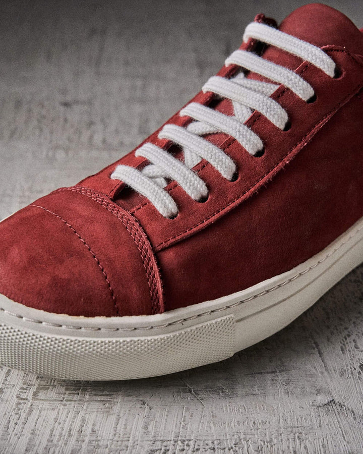 EDGAR mat OXBLOOD/WHITE