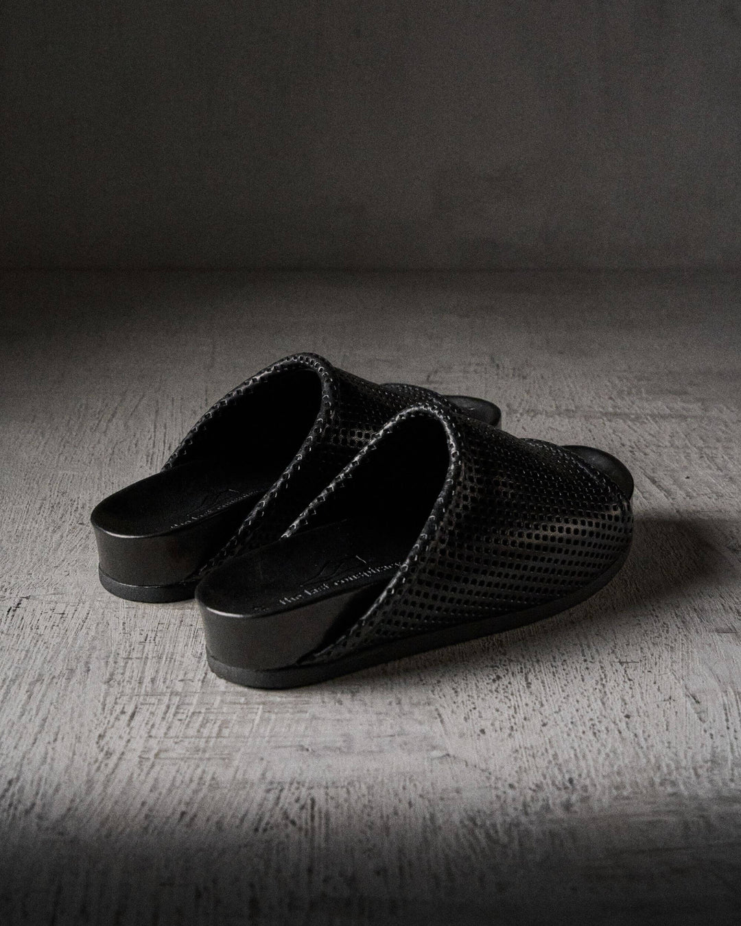 GABY perforated BLACK sandals by The Last Conspiracy – image 2