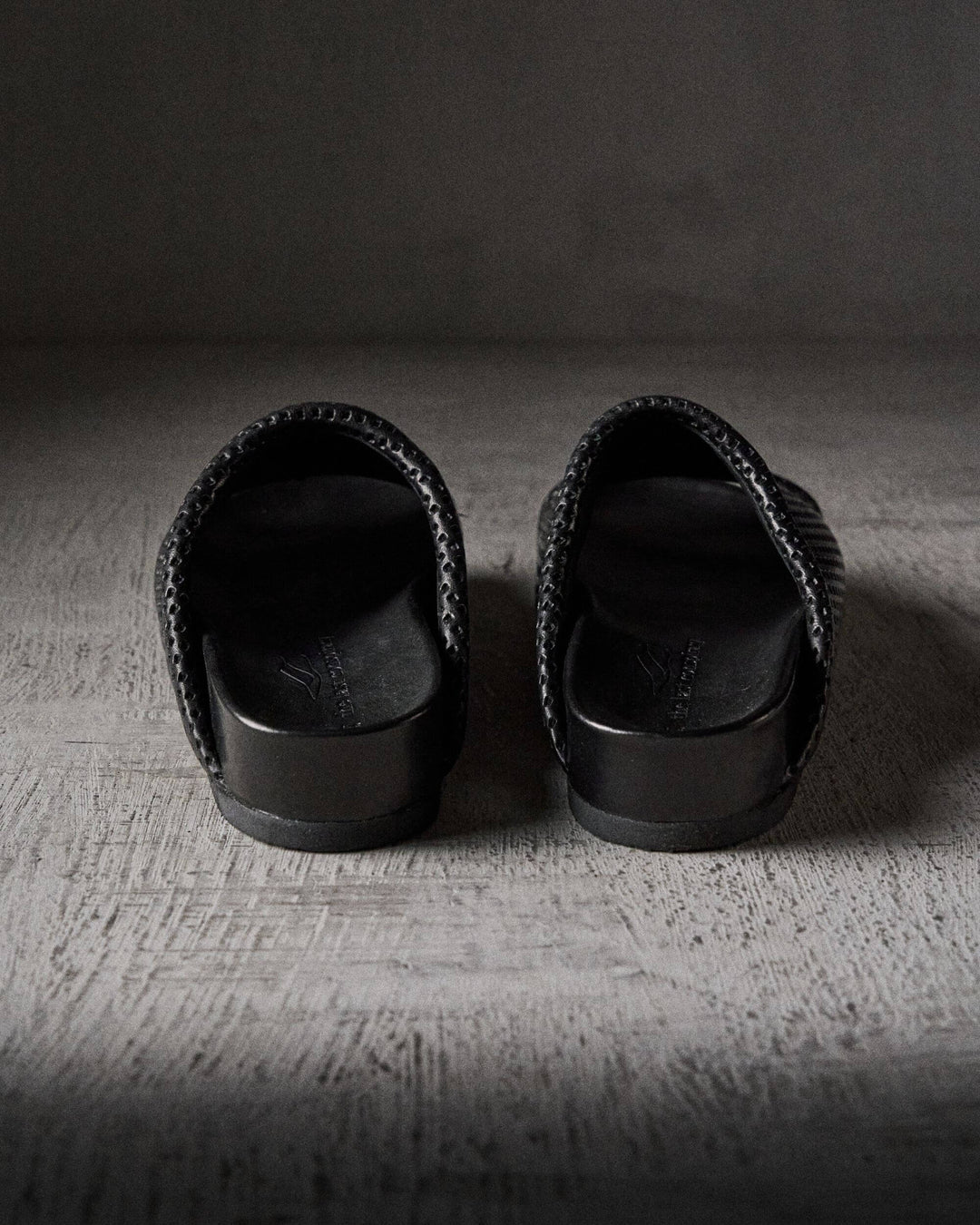 GABY perforated BLACK sandals by The Last Conspiracy – image 3