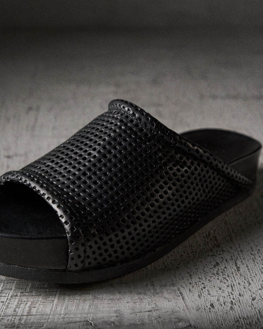 GABY perforated BLACK sandals by The Last Conspiracy – image 5