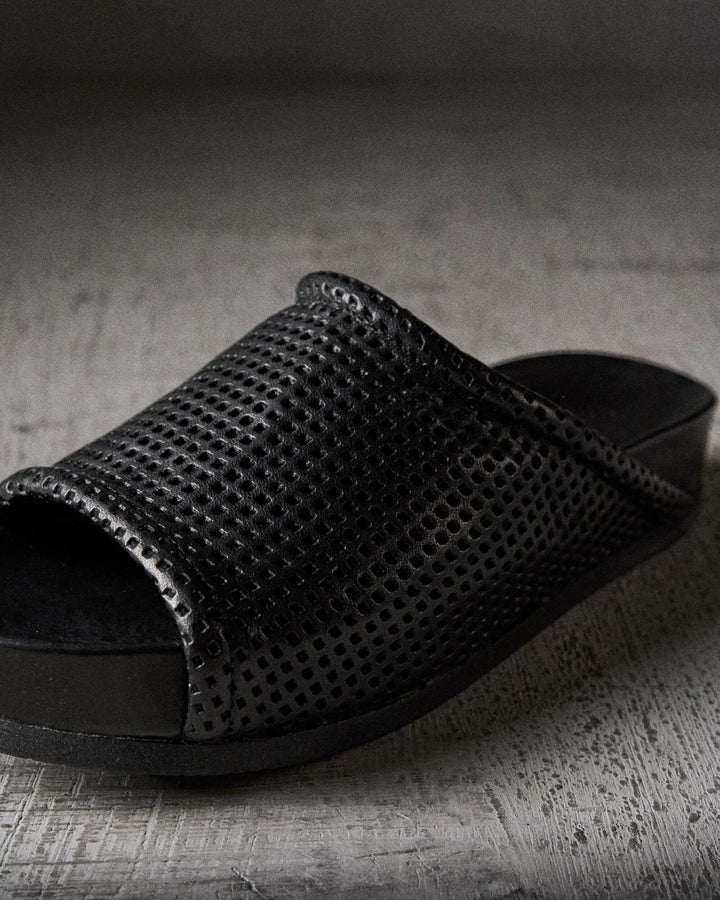 GABY perforated BLACK sandals by The Last Conspiracy – image 5