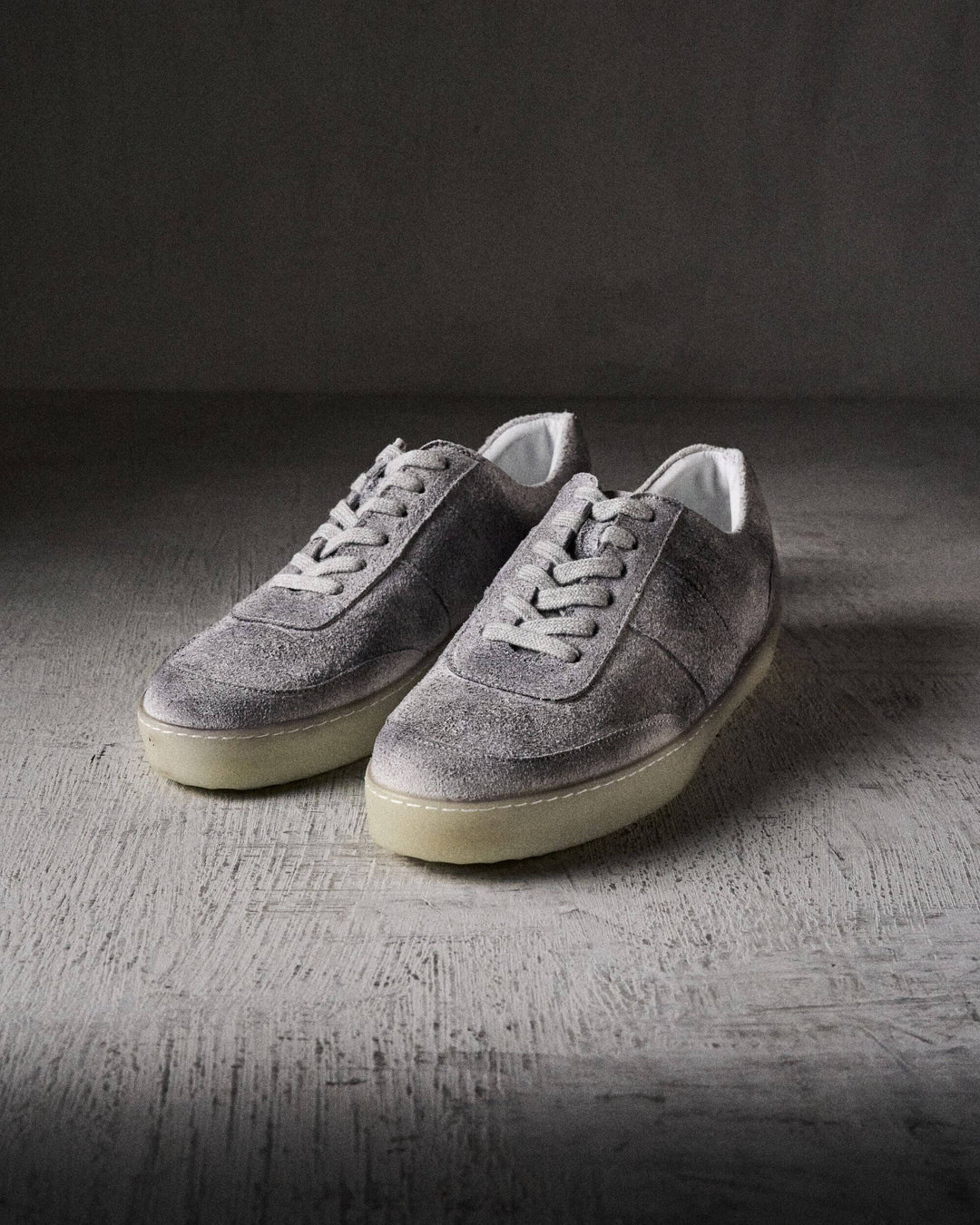 VISTI waxed suede DIRTY WHITE