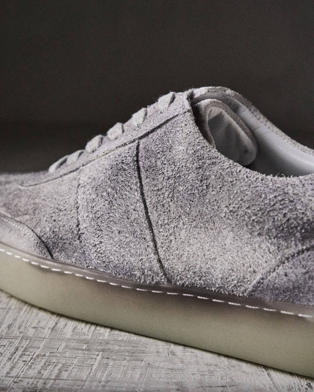 VISTI waxed suede DIRTY WHITE
