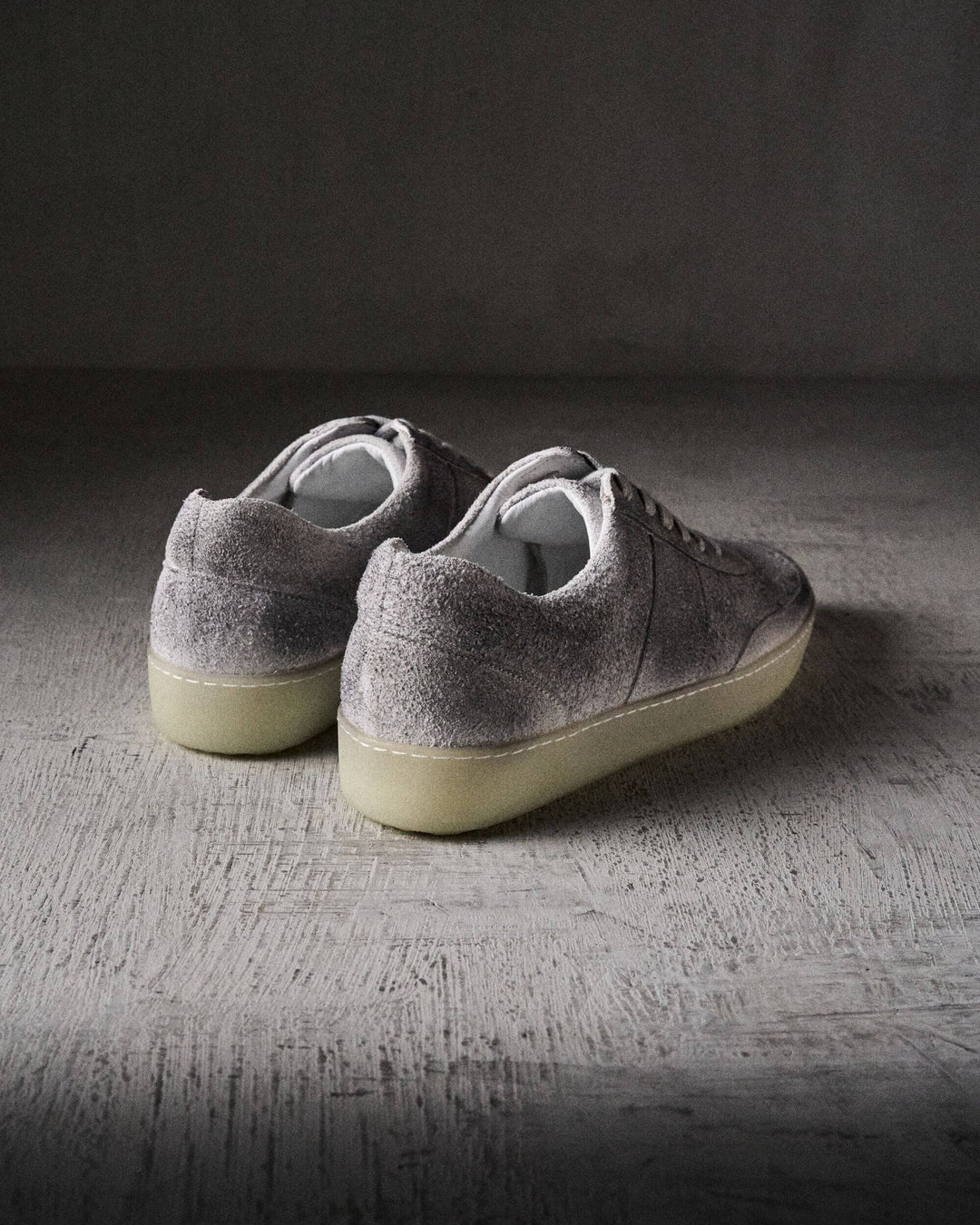 VISTI waxed suede DIRTY WHITE