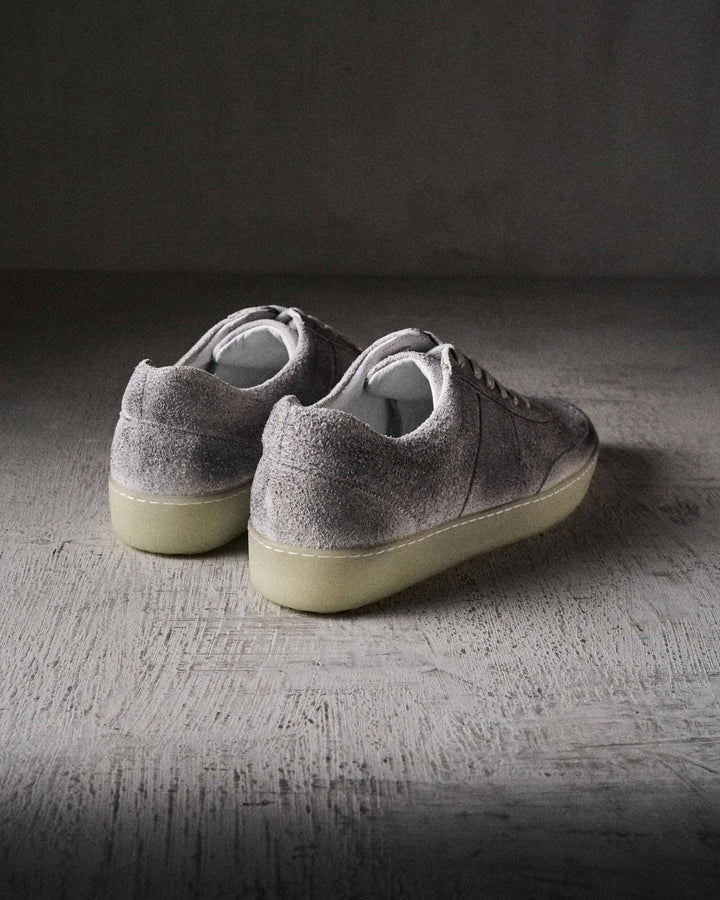 VISTI waxed suede DIRTY WHITE