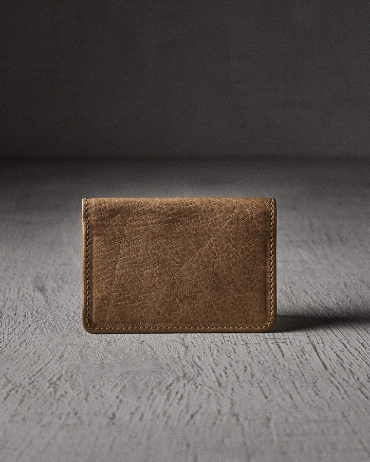 Cardwallet unisex camel card wallet inside detail
