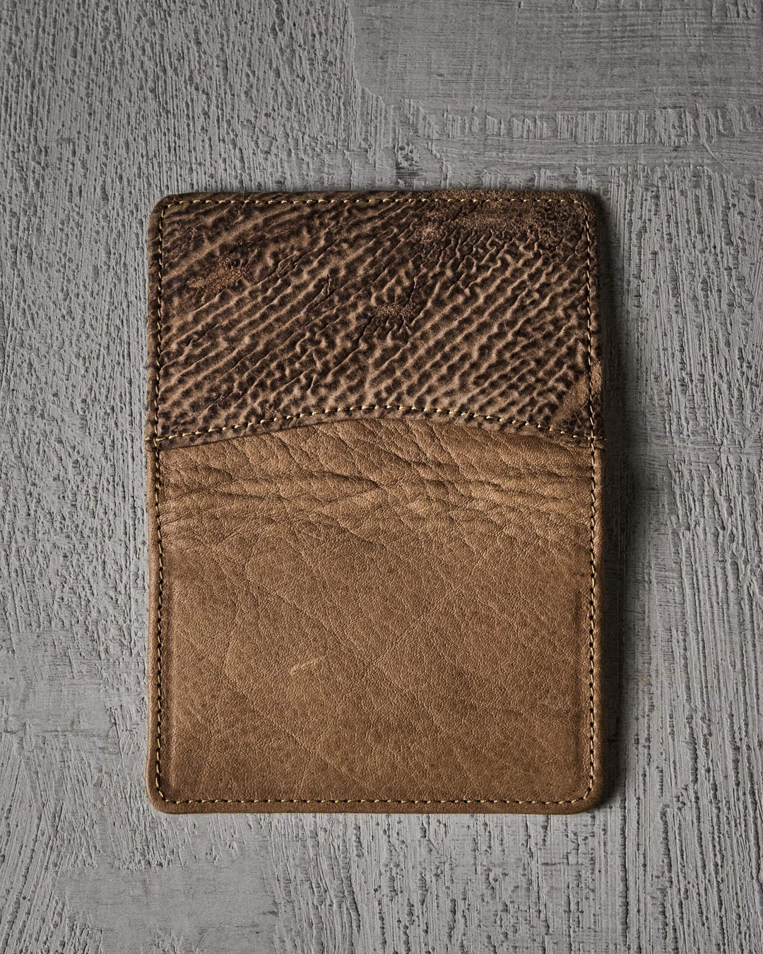 Cardwallet unisex camel card wallet detail view
