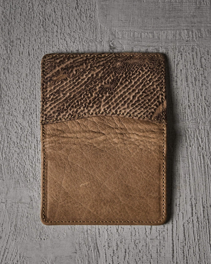 Cardwallet unisex camel card wallet detail view