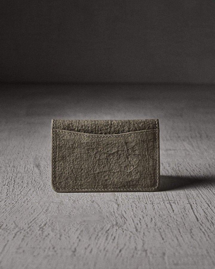 Cardwallet unisex green card wallet detail view