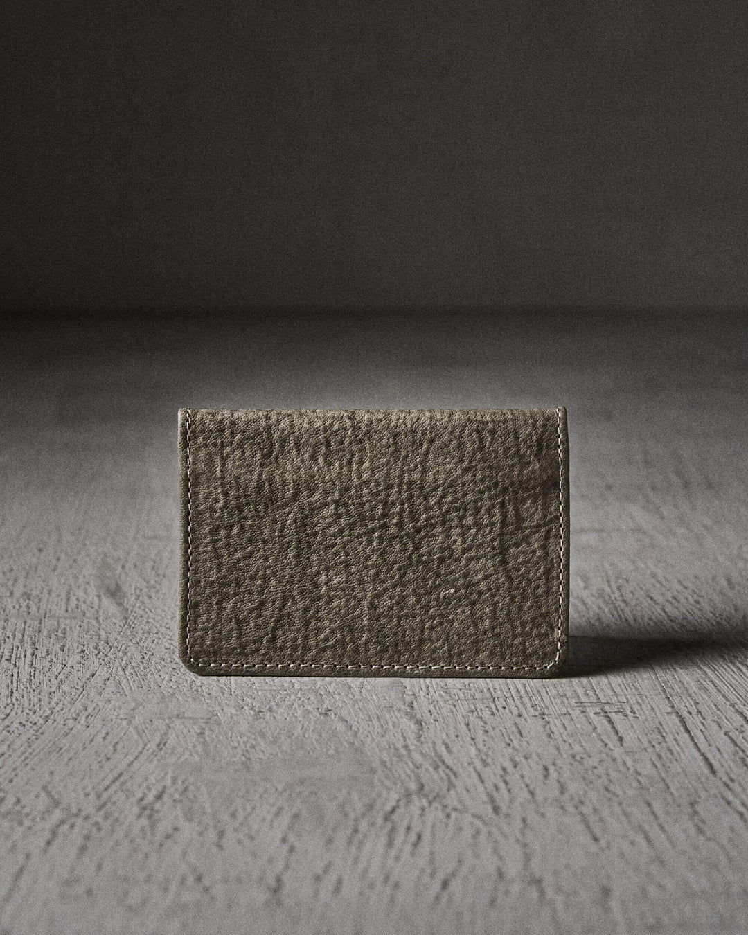 Cardwallet unisex green card wallet detail view