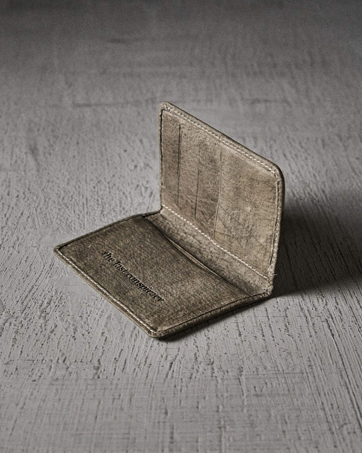 Cardwallet unisex green card wallet front view