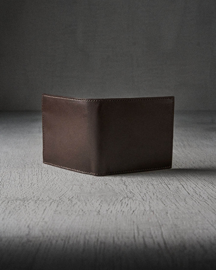 WALLET soft DARK BROWN