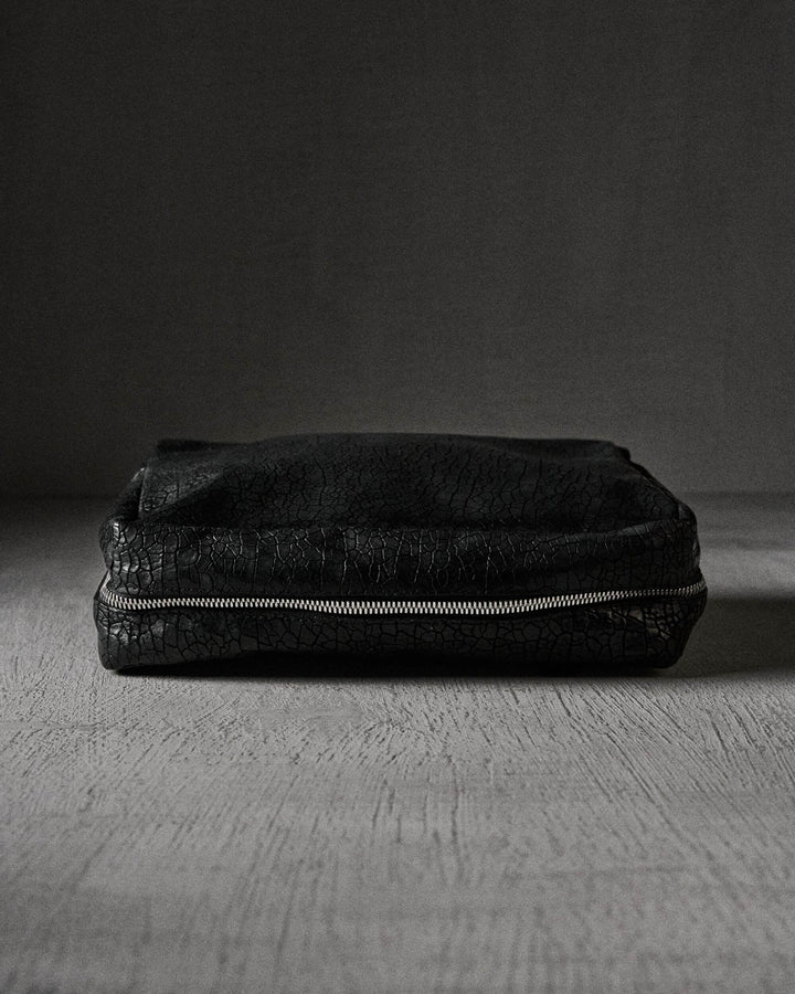 WASHBAG cracked BLACK toiletry bag from The Last Conspiracy