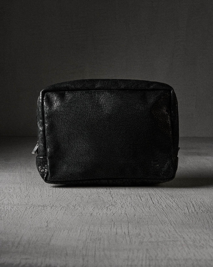 WASHBAG cracked BLACK toiletry bag from The Last Conspiracy
