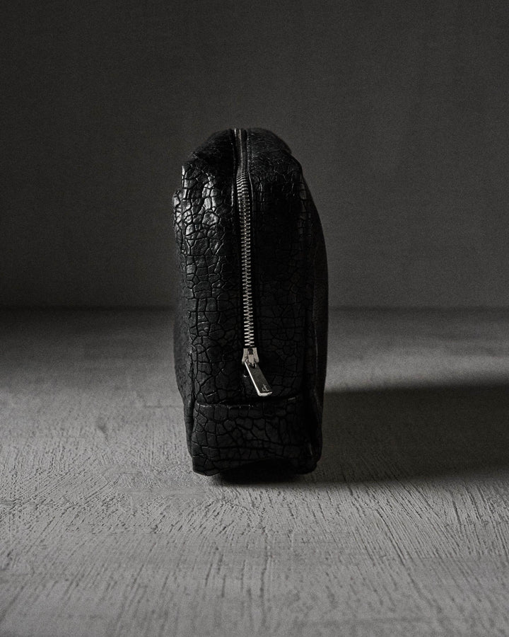 WASHBAG cracked BLACK toiletry bag from The Last Conspiracy