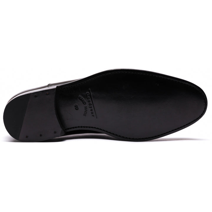 BELFORT oxford toe cap leather - BLACK