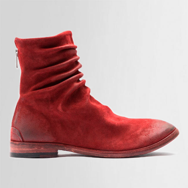 the last conspiracy DABI waxed suede Boot 048 Oxblood
