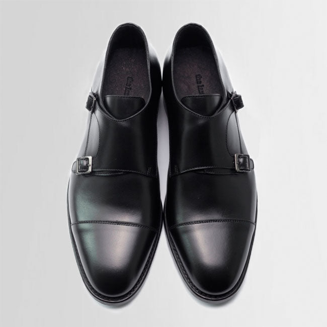 TLC Business FOX double monk leather Business 001 Black