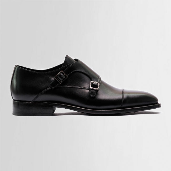 TLC Business FOX double monk leather Business 001 Black