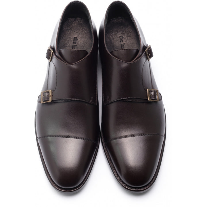 FOX double monk leather CHOCO