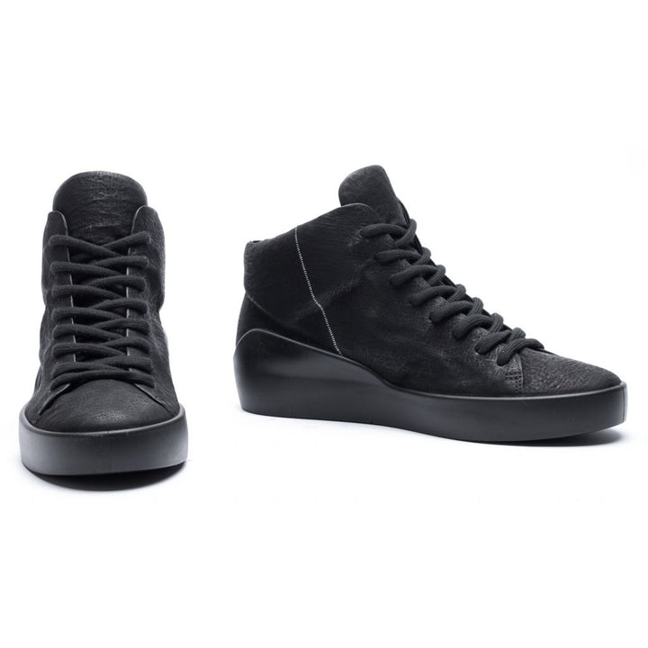 ECCO x the last conspiracy HERDIS waxed bonded High Top Sneaker 00111 black/black/black