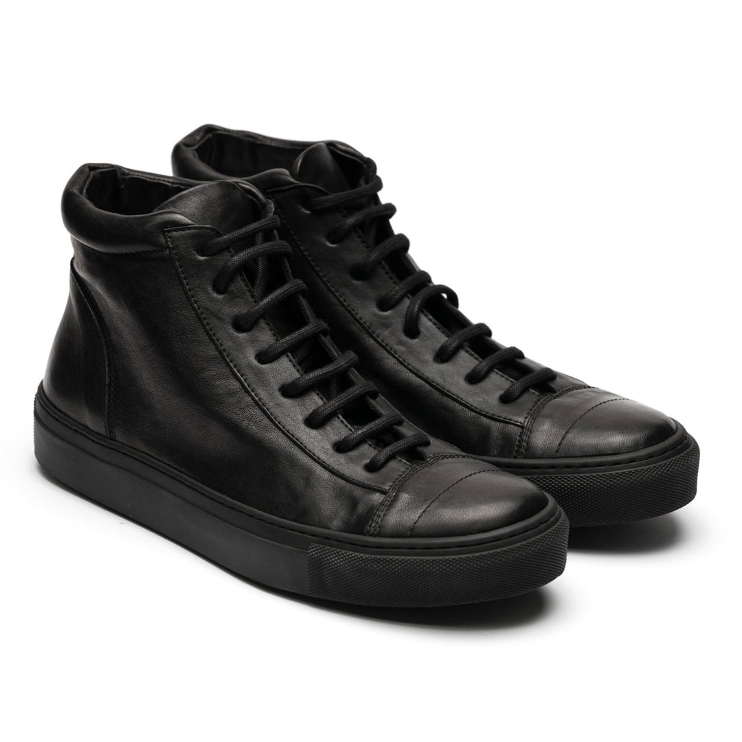 the last conspiracy JORGE clean High Top Sneaker 001 Black