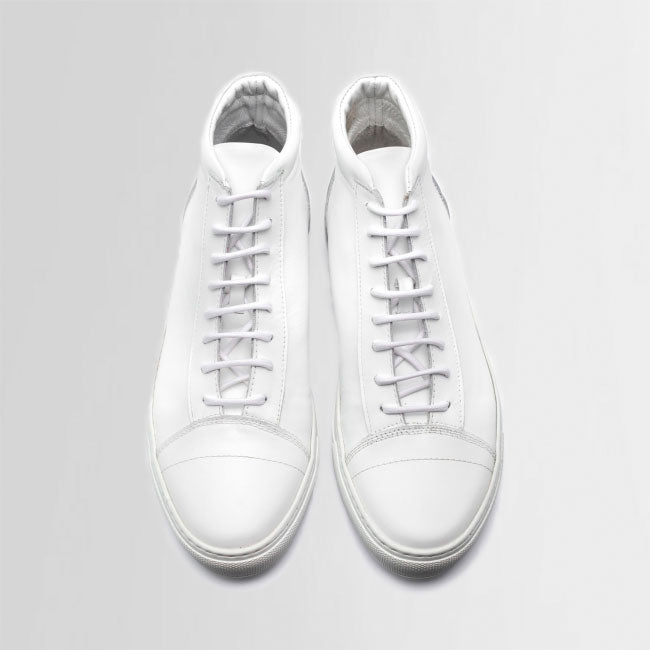 the last conspiracy JORGE clean optical High Top Sneaker 036 White