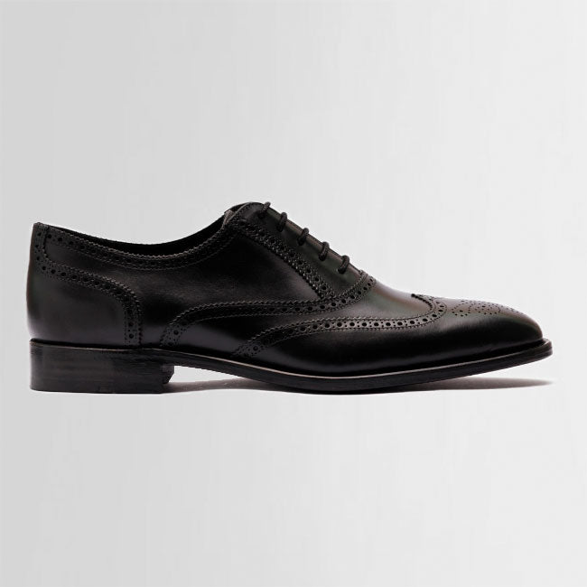 TLC Business MALLOY wing tip brouge leather Business 001 Black