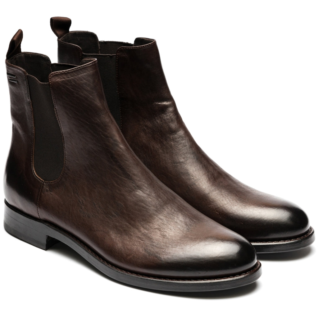 the last conspiracy MARCO soft Chelsea Boot 004 Dark brown