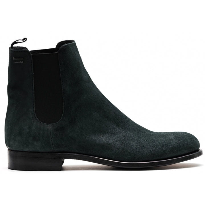 MARCO waxed suede - Bottle green