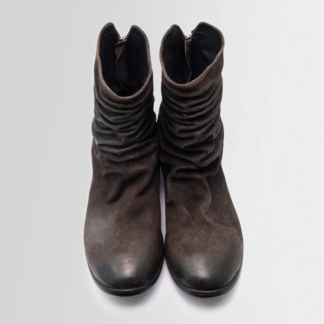 the last conspiracy MORENO waxed suede Boot 061 Charcoal