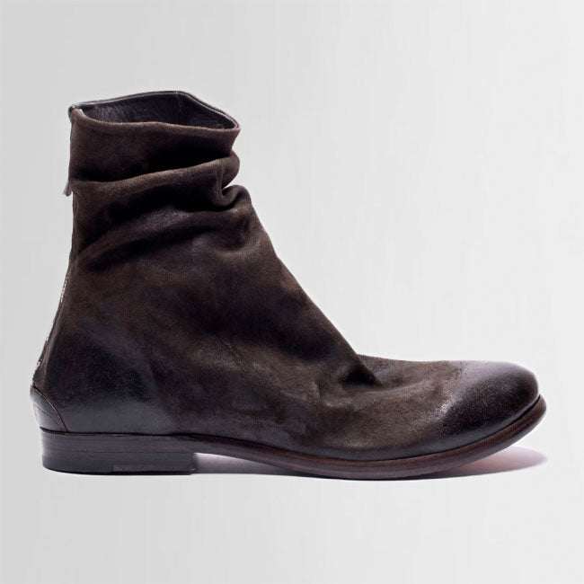 the last conspiracy MORENO waxed suede Boot 061 Charcoal