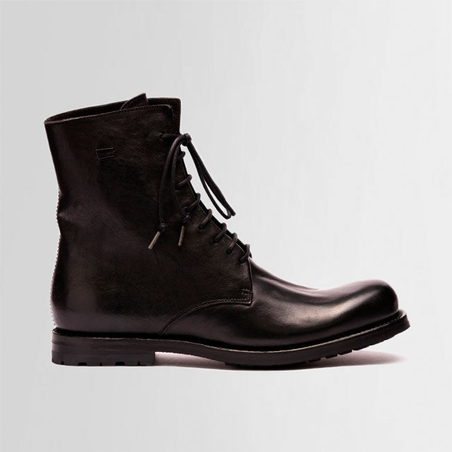 the last conspiracy SEPPO trento polished Laced Boot 001 Black