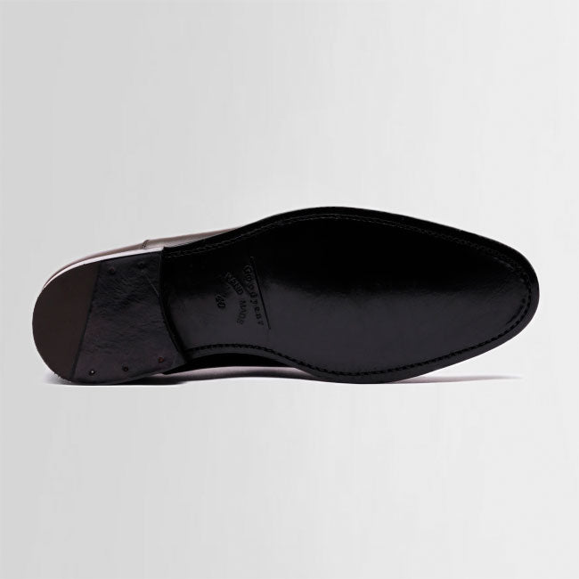 TLC Business STRATTON Derby plain leather Business 001 Black