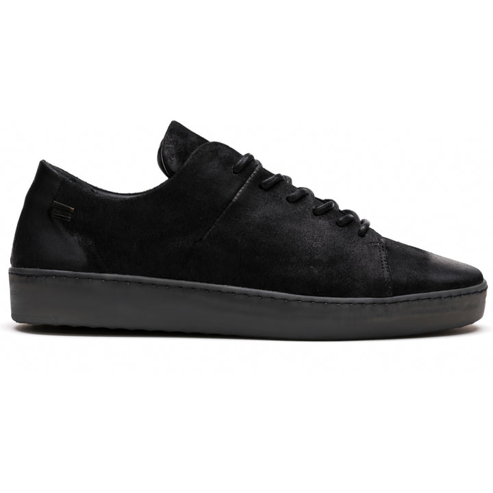 KADEN waxed suede - Black /Smoke sole