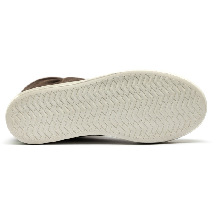 FARA waxed suede - Dark Grey/white sole/buffed sole