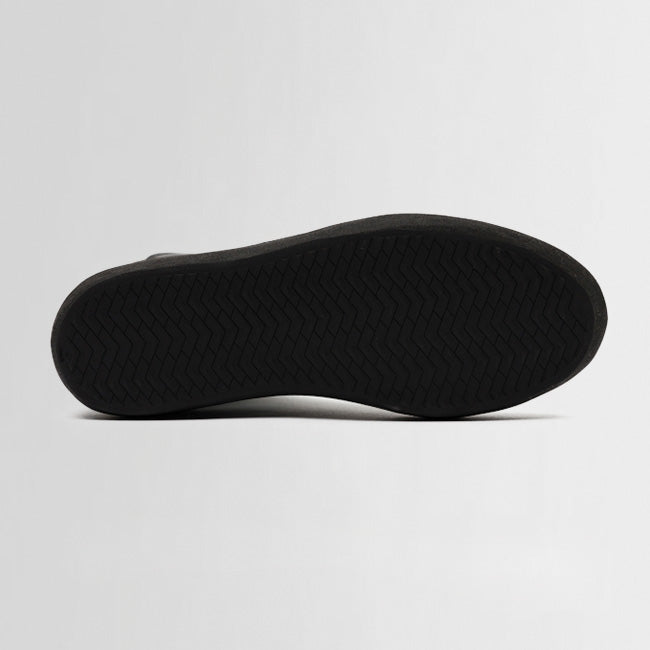 CERO waxed suede - Black/buffed sole